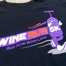 画像5: "WINE RUN 5K" CHARACTER PRINTED S/S TEE / Mens L (5)