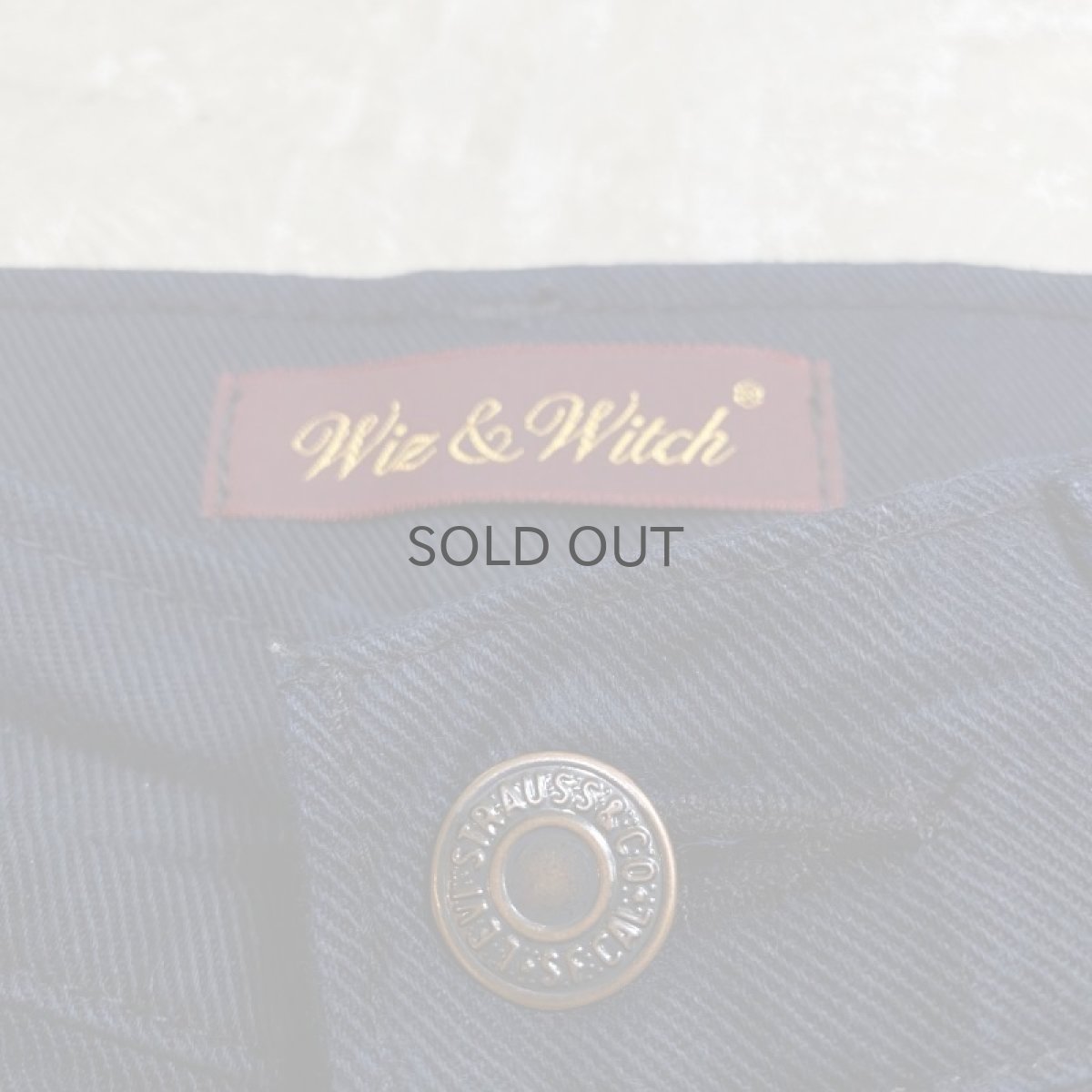 画像10: 【Wiz&Witch】FLARE CUT DENIM PANTS / W31 (10)