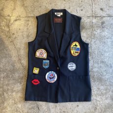 画像1: 【Wiz&Witch】OLD PATCH TAYLOR VEST / OS (1)