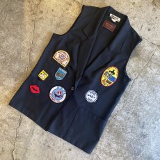 画像4: 【Wiz&Witch】OLD PATCH TAYLOR VEST / OS (4)