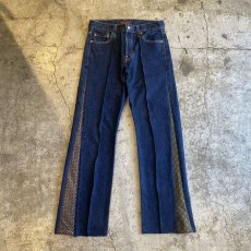 画像1: 【Wiz&Witch】SIDE TIE LINE DENIM PANTS / W29 (1)