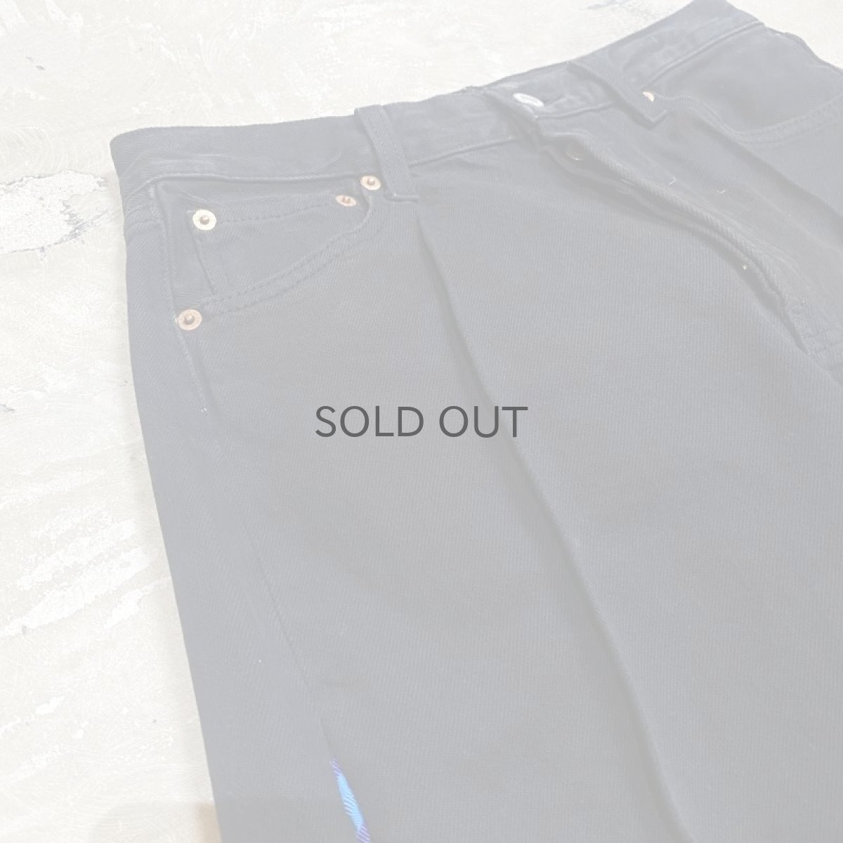 画像3: 【Wiz&Witch】SIDE TIE LINE DENIM PANTS / W30 (3)