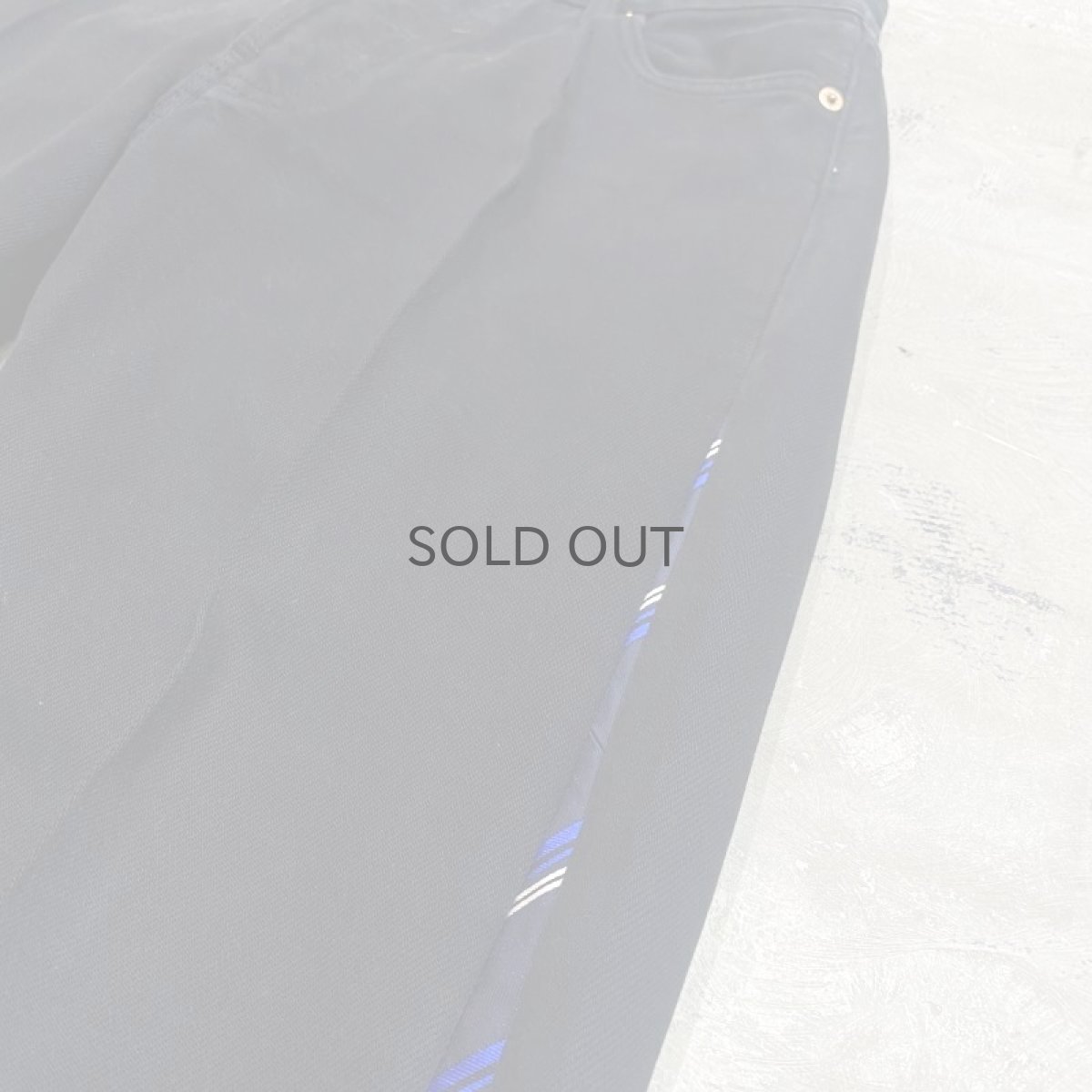 画像4: 【Wiz&Witch】SIDE TIE LINE DENIM PANTS / W30 (4)