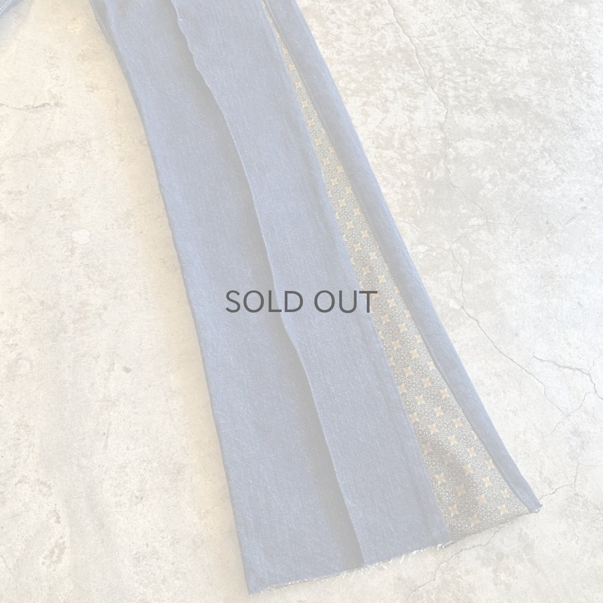 画像4: 【Wiz&Witch】SIDE TIE LINE DENIM PANTS / W29 (4)