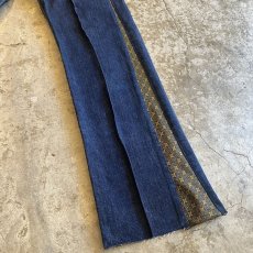 画像4: 【Wiz&Witch】SIDE TIE LINE DENIM PANTS / W29 (4)
