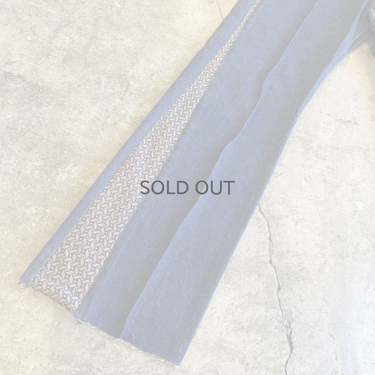 画像3: 【Wiz&Witch】SIDE TIE LINE DENIM PANTS / W29 (3)