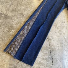 画像3: 【Wiz&Witch】SIDE TIE LINE DENIM PANTS / W29 (3)