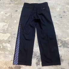 画像2: 【Wiz&Witch】SIDE TIE LINE WIDE SLACKS / W32 (2)