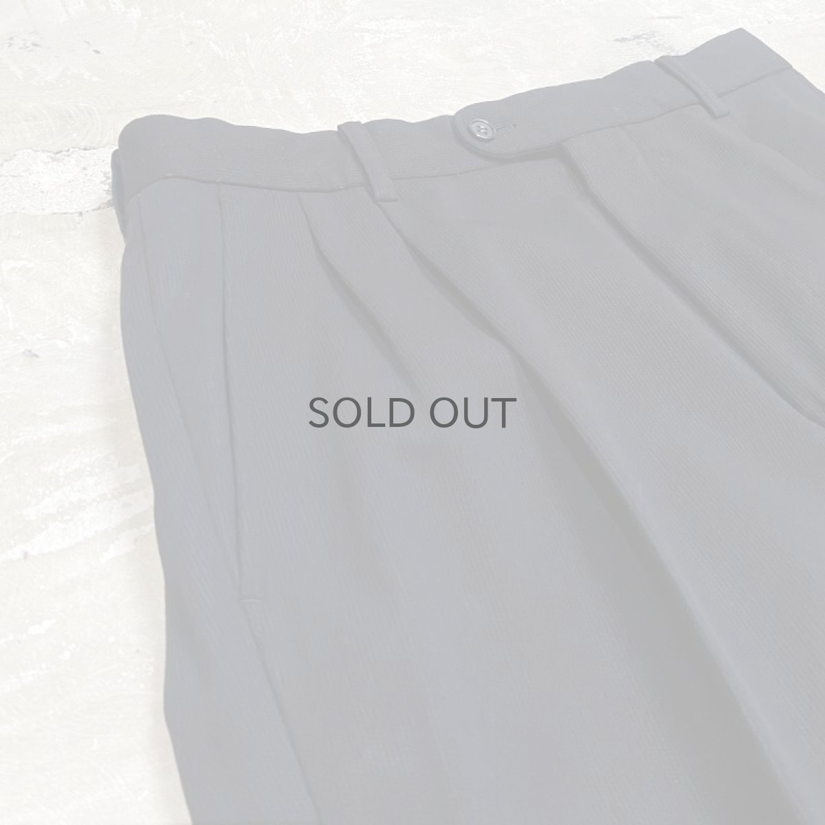 画像3: 【Wiz&Witch】SIDE TIE LINE WIDE SLACKS / W32 (3)