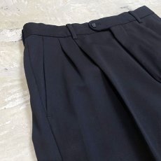 画像3: 【Wiz&Witch】SIDE TIE LINE WIDE SLACKS / W32 (3)