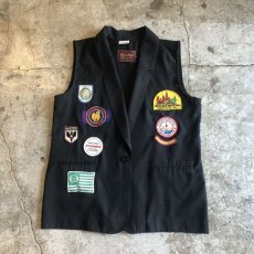 画像1: 【Wiz&Witch】OLD PATCH TAYLOR VEST / OS (1)