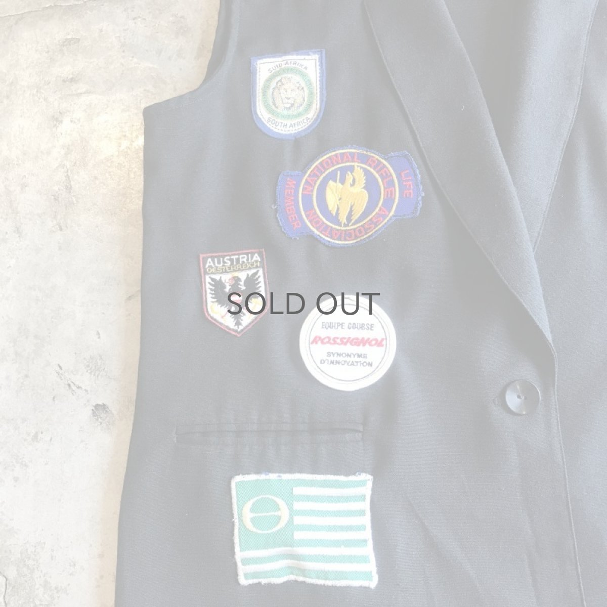 画像9: 【Wiz&Witch】OLD PATCH TAYLOR VEST / OS (9)