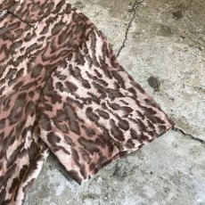 画像7: ALL OVER LEOPARD PATTERN OVER S/S SHIRT/ Ladies L (7)