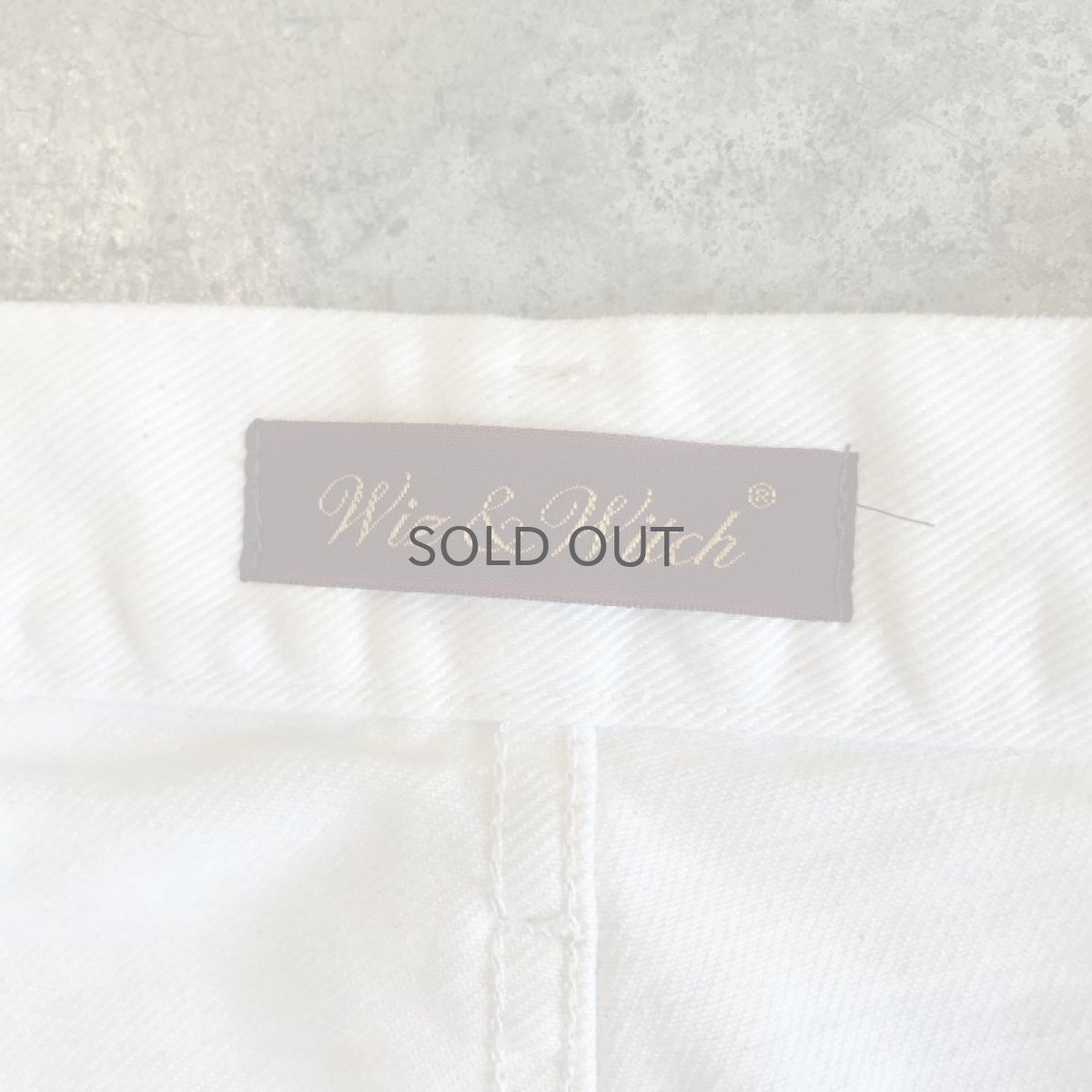 画像12: 【Wiz&Witch】"UNITED" VINTAGE LACE FLARE PANTS / W29 (12)