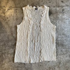 画像1: DESIGN LACE LONG VEST / Ladies M (1)