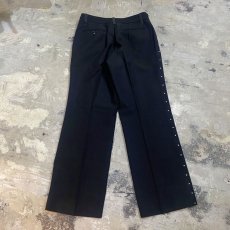 画像2: 【Wiz&Witch】"THE U.K" SIDE STUDS SLACKS PANTS / W31 (2)