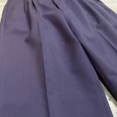 画像6: PURPLE COLOR 2TUCK WIDE SLACKS / W30 (6)