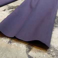 画像8: PURPLE COLOR 2TUCK WIDE SLACKS / W30 (8)