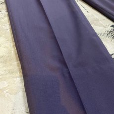 画像7: PURPLE COLOR 2TUCK WIDE SLACKS / W30 (7)