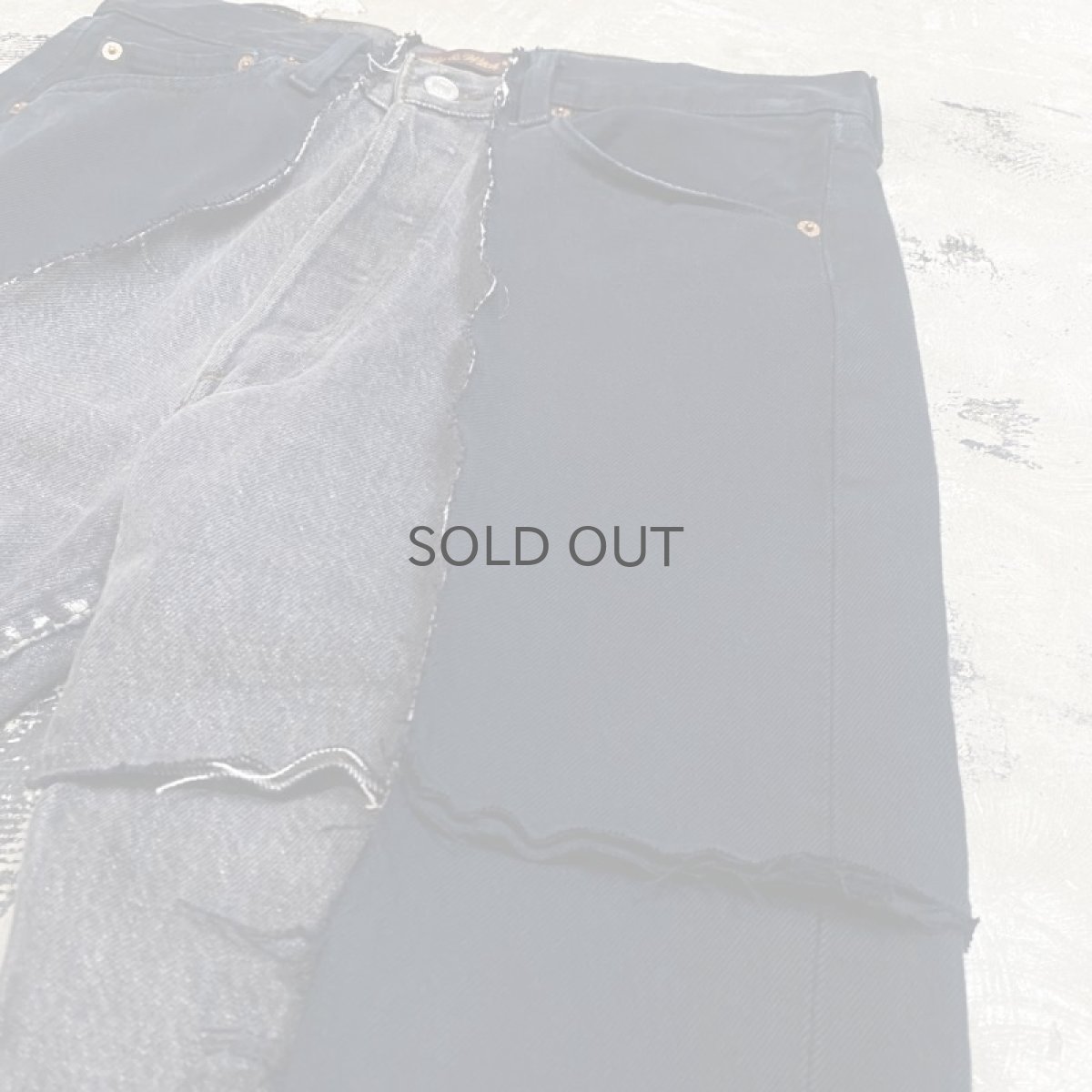 画像4: 【Wiz&Witch】”DIRTY BEAUTIFUL” NOMAD BLACK DENIM JEANS / W32 (4)