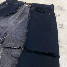 画像4: 【Wiz&Witch】”DIRTY BEAUTIFUL” NOMAD BLACK DENIM JEANS / W32 (4)