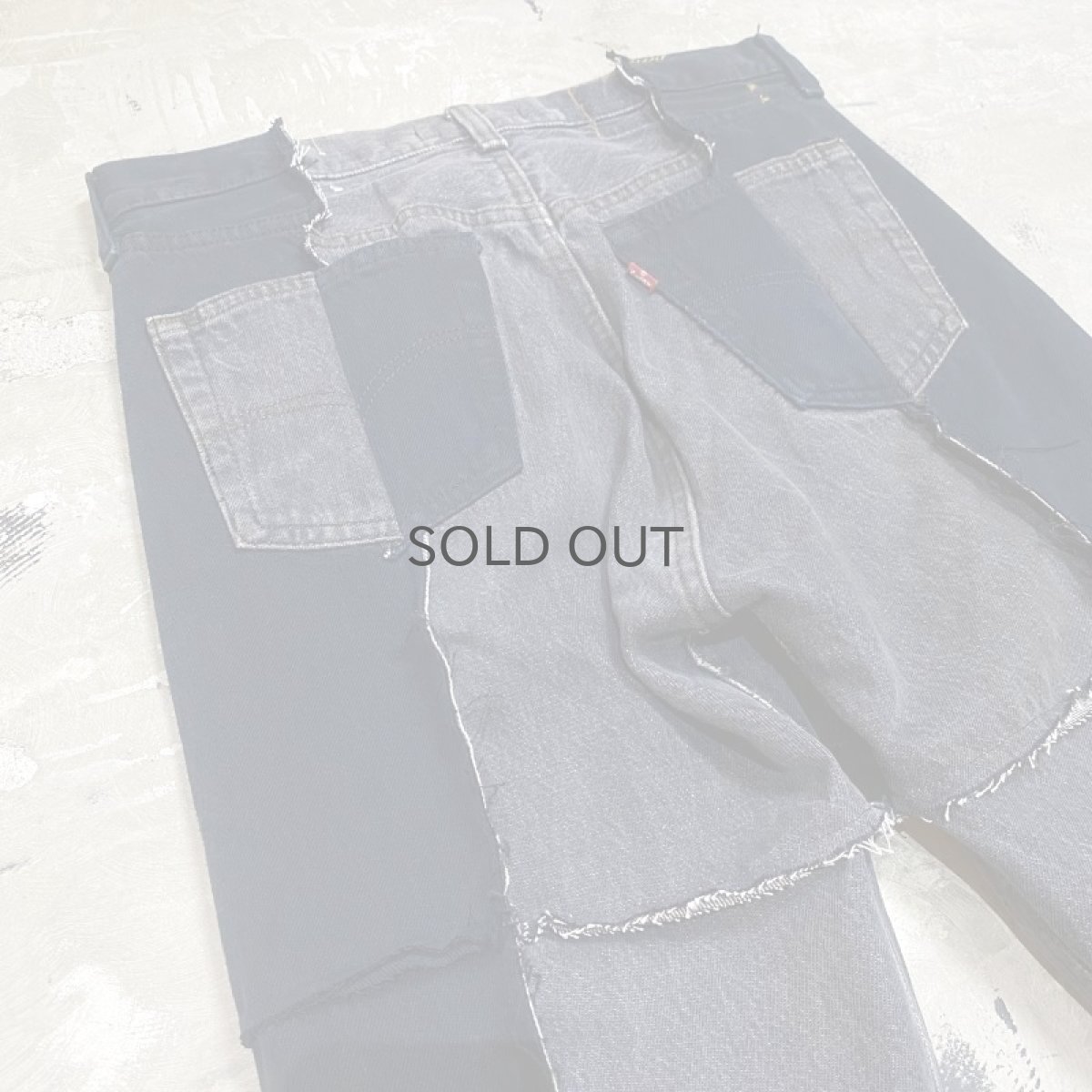 画像9: 【Wiz&Witch】”DIRTY BEAUTIFUL” NOMAD BLACK DENIM JEANS / W32 (9)