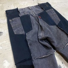 画像9: 【Wiz&Witch】”DIRTY BEAUTIFUL” NOMAD BLACK DENIM JEANS / W32 (9)