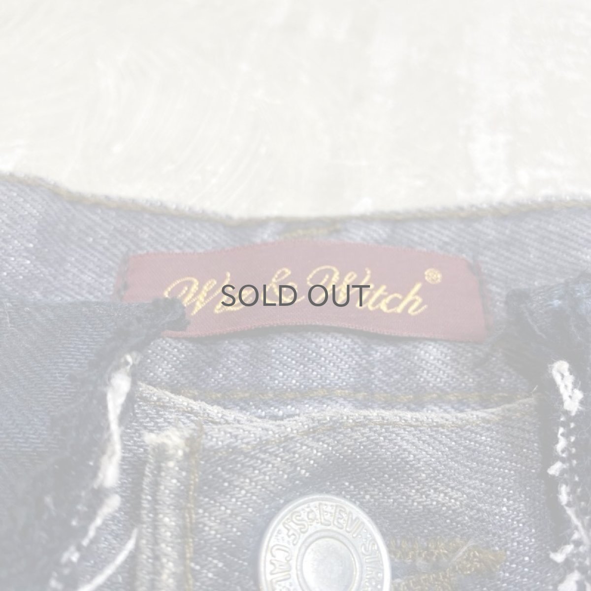 画像10: 【Wiz&Witch】”DIRTY BEAUTIFUL” NOMAD BLACK DENIM JEANS / W32 (10)