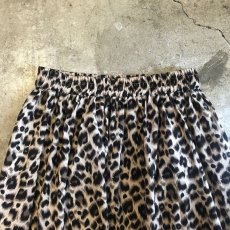 画像8: ALL OVER LEOPARD PATTERN FLARE DESIGN SKIRT / W23~W31 (8)