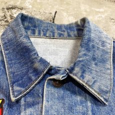 画像10: 【LEVI'S】CUSTOM PATCH & STUDS DENIM VEST / Mens L (10)