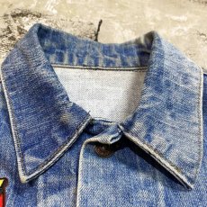 画像10: 【LEVI'S】CUSTOM PATCH & STUDS DENIM VEST / Mens L (10)