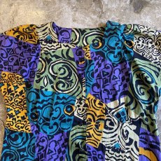 画像7: ALL OVER PATTERN DESIGN S/S TOPS / Ladies M (7)