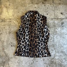 画像2: MIX COLOR ALL OVER LEOPARD PATTERN N/S TOPS / Ladies M (2)