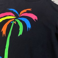 画像4: 80's PALM TREE PRINTED S/S TEE / Mens XL / MADE IN USA (4)