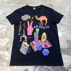 画像1: PRINT & EMBROIDERY GRAPHIC S/S TEE / Mens XL (1)