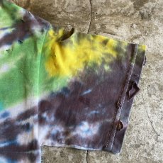 画像5: TIE DYE COLOR CRASH DAMAGE S/S TEE / Ladies S(M) (5)