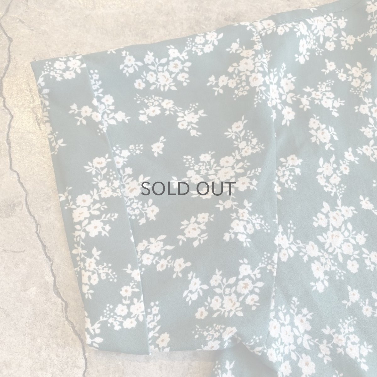 画像5: FLORAL PATTERN OPEN COLLAR S/S SHIRT / Ladies M (5)