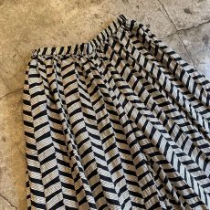 画像3: MONOCHROME ALL OVER PATTERN WIDE PANTS / FREE~W32 (3)