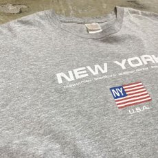 画像3: "NEW YORK" PRINTED CUT OFF N/S TOPS / Mens XL (3)