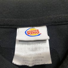 画像10: "BURGER KING" SWITCHED COLOR S/S POLO SHIRT / Mens L (10)