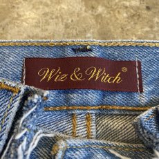 画像9: 【Wiz&Witch】 "TWINS" WIDE DENIM PANTS / W29 (9)