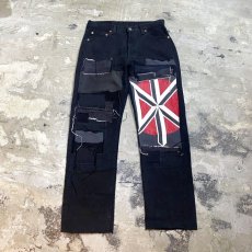 画像1: 【Wiz&Witch】"DIRTY BEAUTIFUL" CRUST ART JEANS / W30 (1)