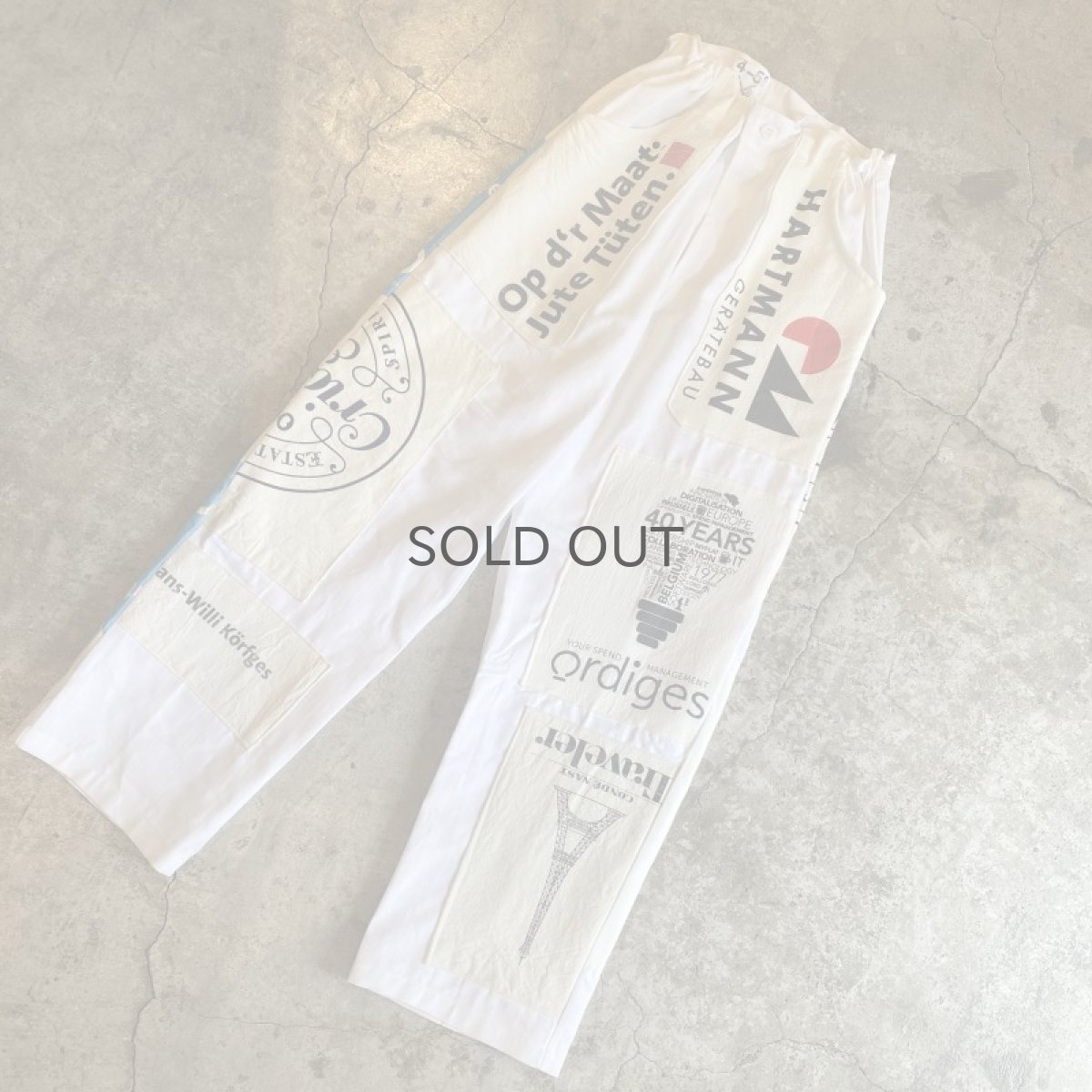 画像4: 【Wiz&Witch】"CANVAS" COLLAGE EURO MILITARY PANTS / FREE (4)