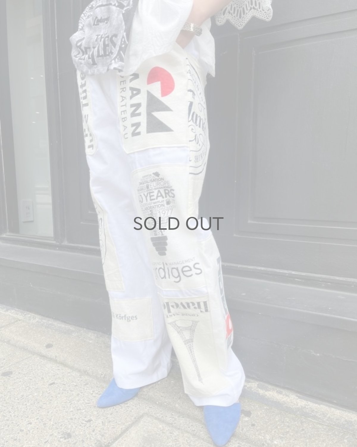 画像13: 【Wiz&Witch】"CANVAS" COLLAGE EURO MILITARY PANTS / FREE (13)