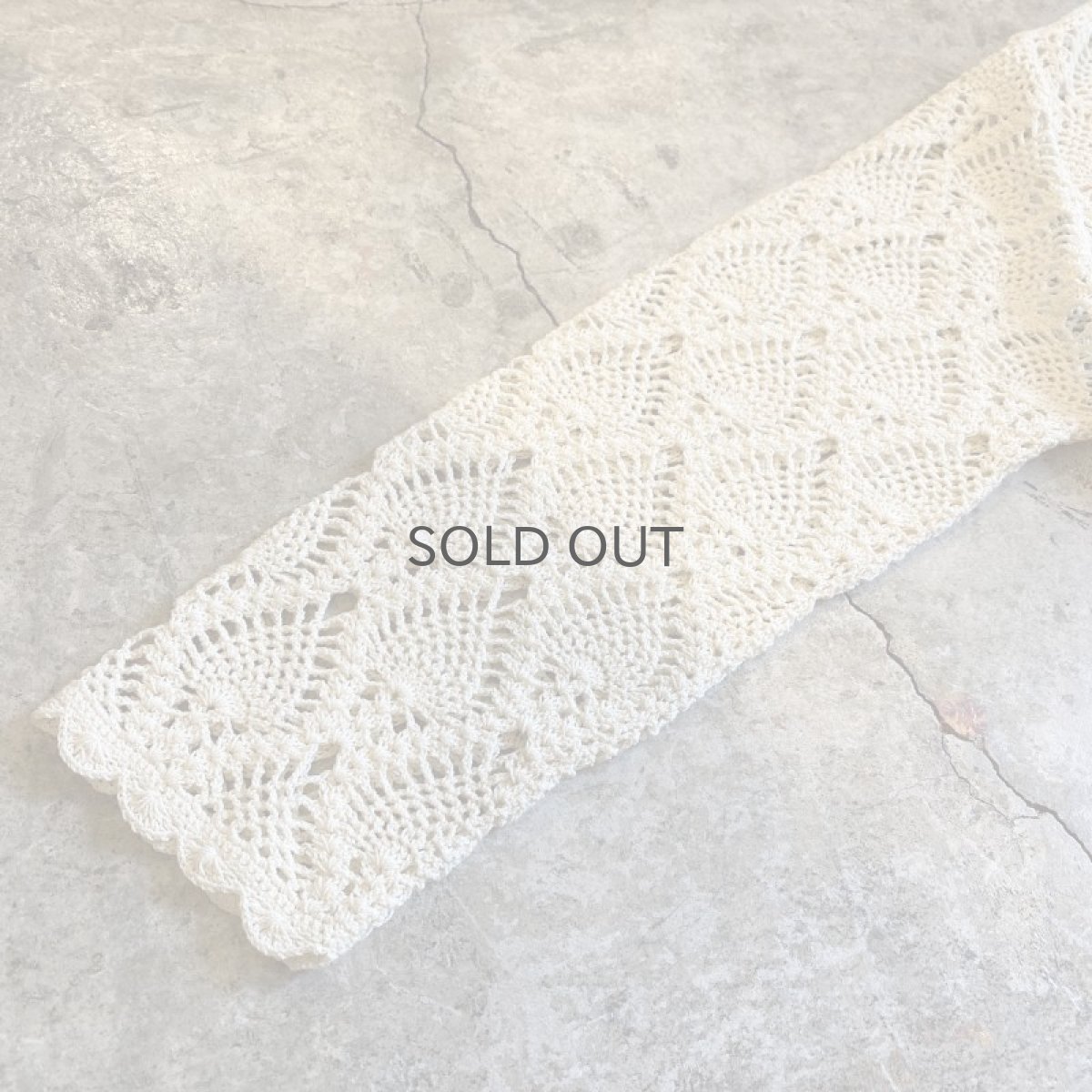 画像7: V NECK CROCHET DESIGN L/S CARDIGAN / Ladies M (7)