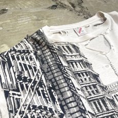 画像3: 90's ALL OVER PATTERN CRASH DAMAGE S/S TEE / Mens XL / MADE IN USA (3)