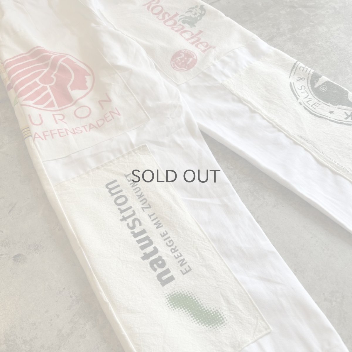 画像13: 【Wiz&Witch】"CANVAS" COLLAGE EURO MILITARY PANTS / FREE (13)