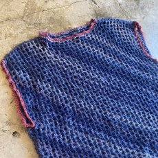 画像3: MIX COLOR LOW GAUGE KNIT VEST / Ladies M (3)