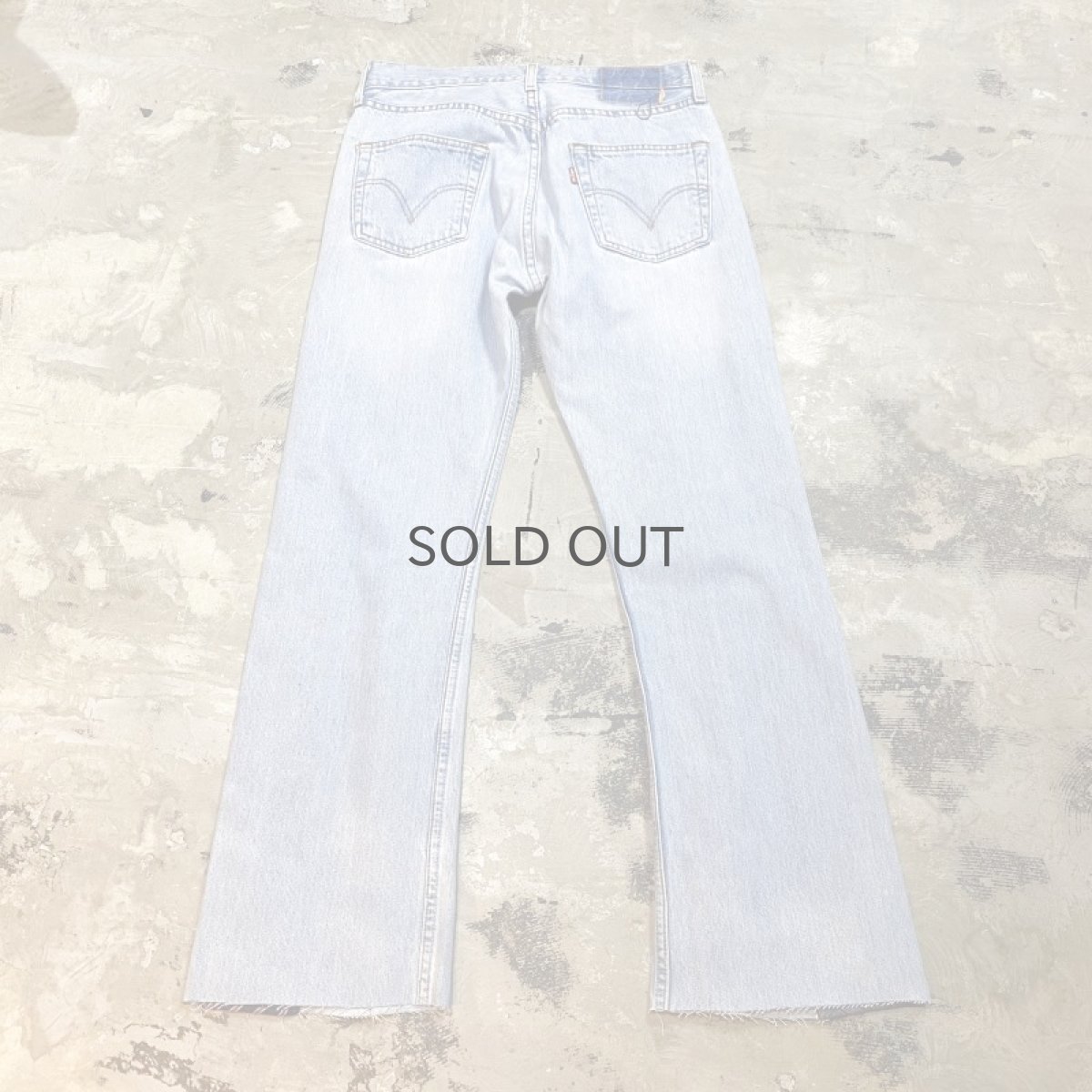 画像2: 【Wiz&Witch】SIDE TIE LINE DENIM PANTS / W31 (2)