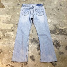 画像2: 【Wiz&Witch】SIDE TIE LINE DENIM PANTS / W31 (2)